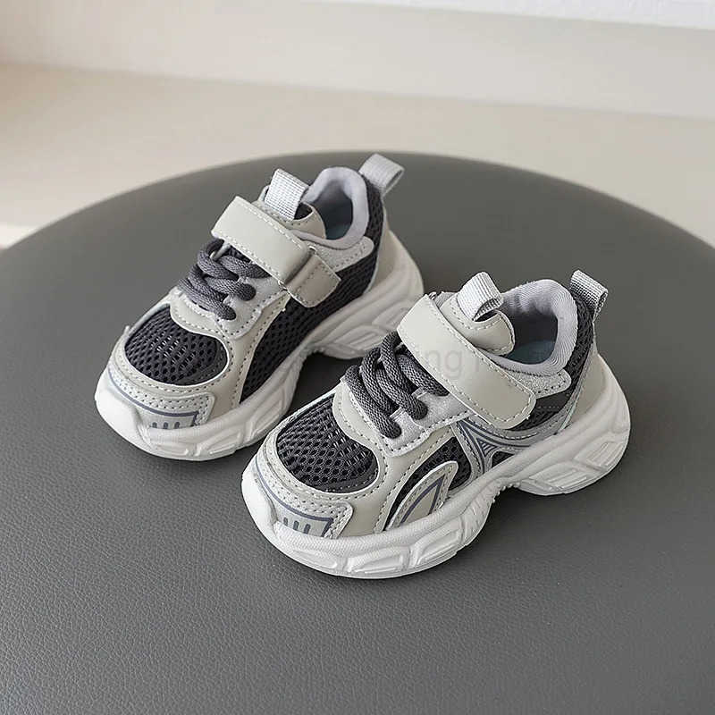 2025 Spring Autumn New Boys Kids Sport Shoes Girl Baby Toddler Mesh Breathable Casual Running Shoes Soft Soled Children Sneakers T250812