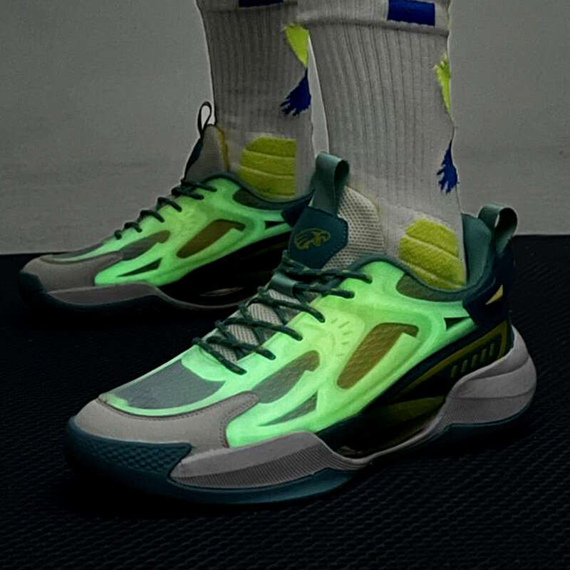 NEW Basketball Personality Nighttime Fluorescent for Middle Free shipping and School Students Practical Competition Training High Elasticity Sports Me