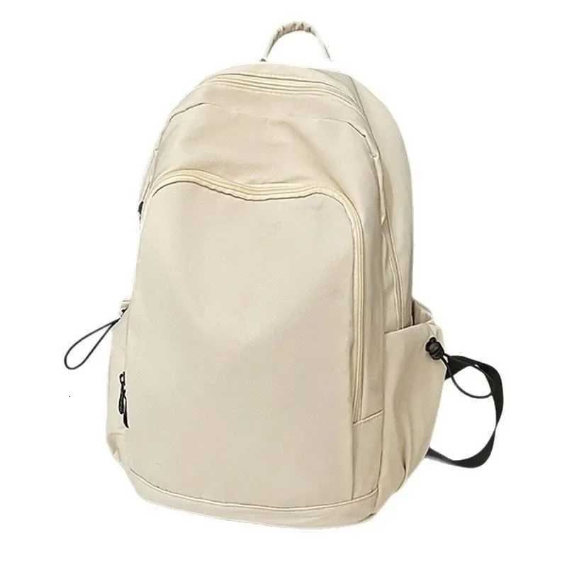 Nylon backpack large capacity multi-layer college student backpack outdoor leisure travel backpack Y250811
