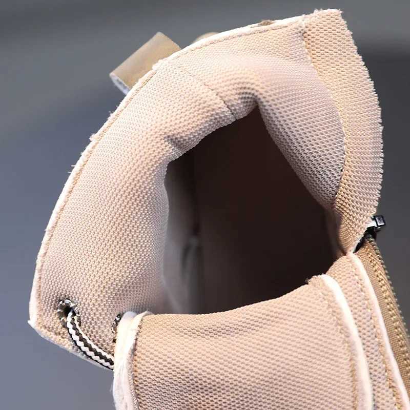 Handsome Children Combat Army Boots Spring Autumn Camouflage Outdoor Boots for Boys Girls School Student Hiking Shoes F09133 XJ250812