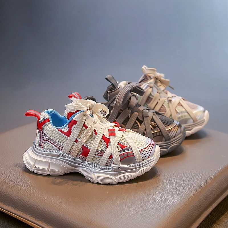 Childrens Basketball Shoes Mesh Breathable Kids Sneakers for Girls Spring Autumn Boys Fashion Chunky Sneakers School Versatile M250812