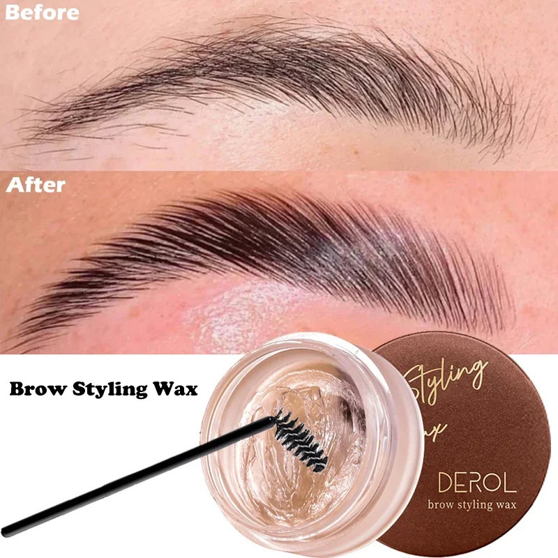 1pcs 3D Eyebrow Styling Cream Makeup Long Lasting Natural Quick-drying Wild Brow Pomade Setting Gel Wax Eyebrow Cosmetics 250809