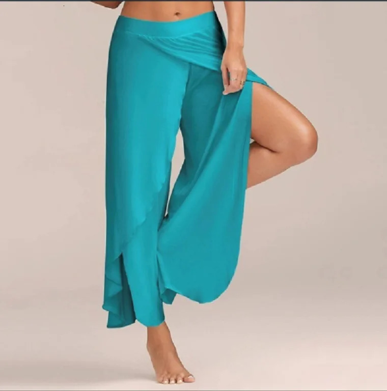 woman trousers autumnwinter wide-legged pants yoga solid color hollow out fashion womans Trousers drop JUFk003 250811