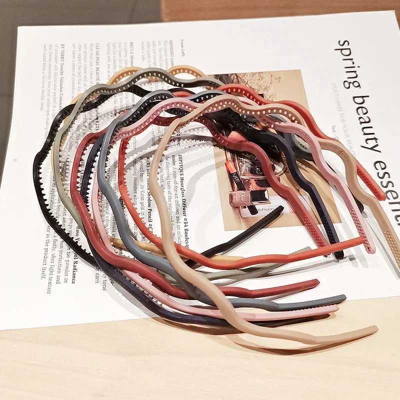 2024 Best Selling New Styles Fashion Wave Resin All-match Scrub Wavy Hair Band for Women Girl Hair Accessories X250812