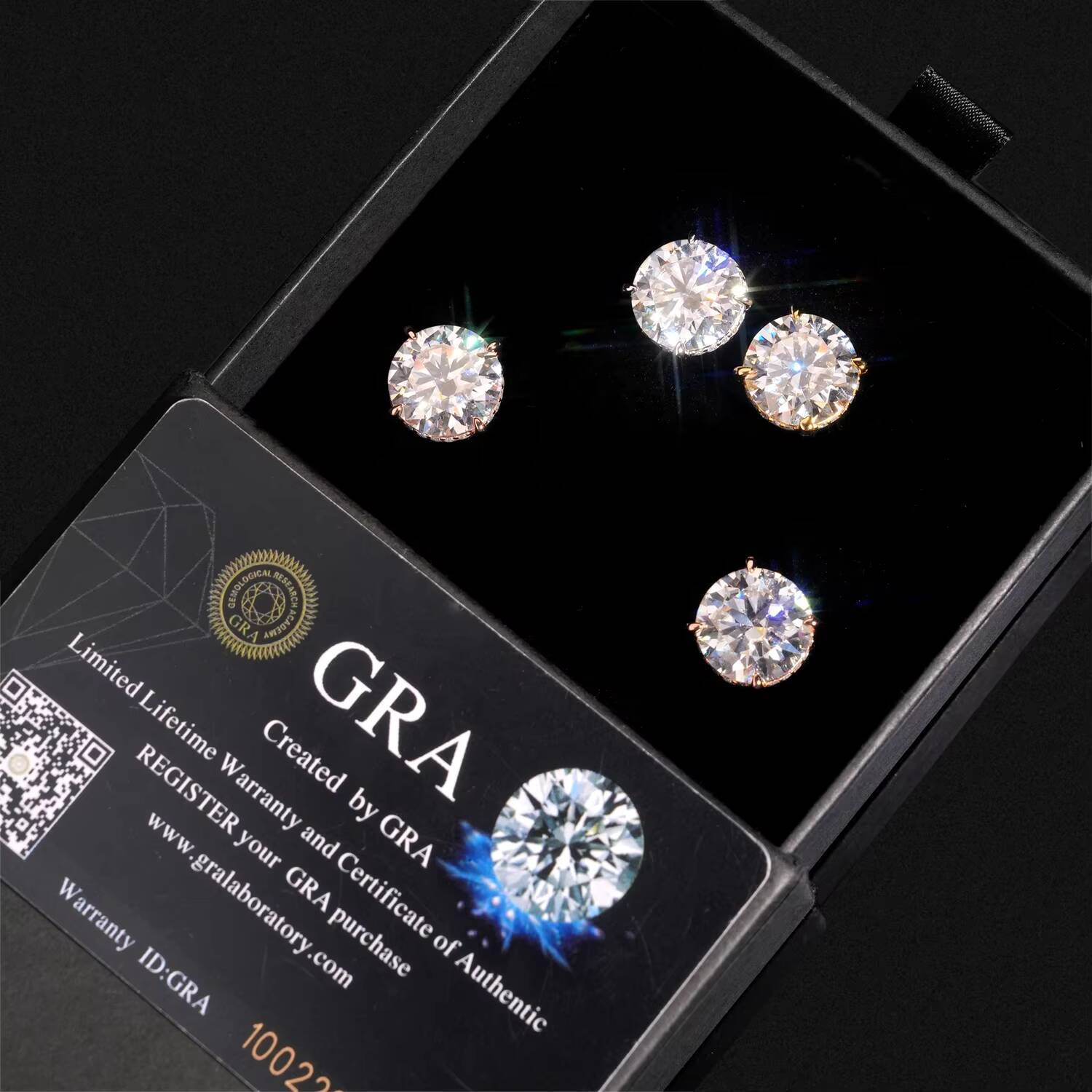 Hip Hop Stud Earrings Silver 925 Emerald Luxury Big Round Diamond 13MM 16 Carat VVS Moissanite Stud Earrings