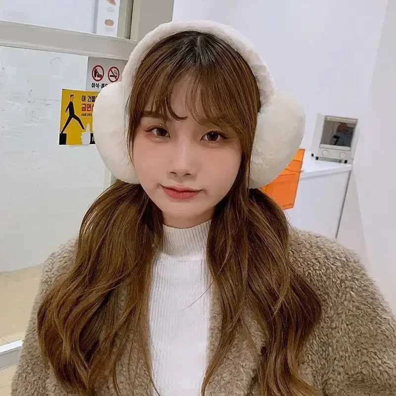 Soft Plush Ear Warmer Winter Warm for Women Men Fashion Solid Color Earflap Outdoor Cold Protection EarMuffs Ear Cover XJ250812