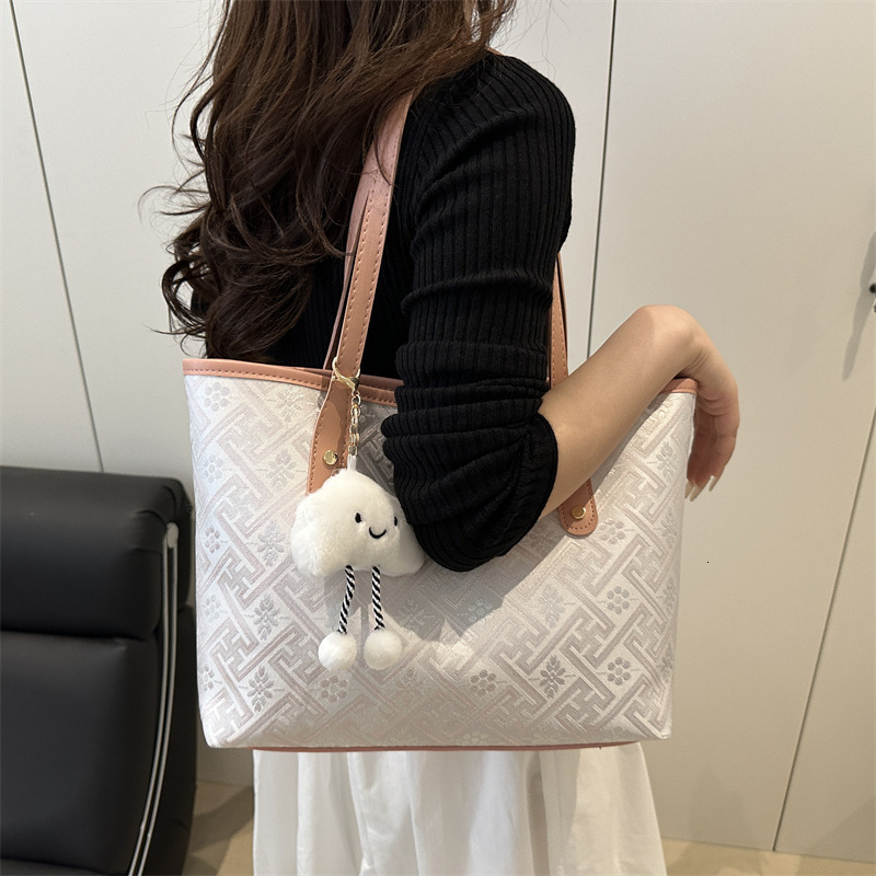 Bohemian Style Women s Large Capacity New Summer Fashionable Casual Trendy Personality Pendant Tote Shoulder Bag ddmymarket