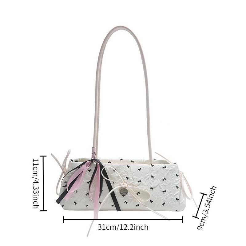 Womens Shoulder Bag Bowtie Womens Bag Fashion All Kinds of Casual Cute Small Design Shoulder Crossbody Bag Z250812
