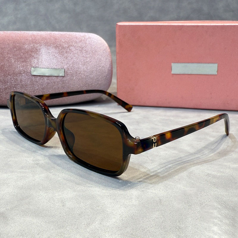 IU Designer Sunglasses Fashion Classic Women's Square Sunglasses Outdoor Beach Travel Photography Daily Wear UV resistant Sunglasses High quality with Box