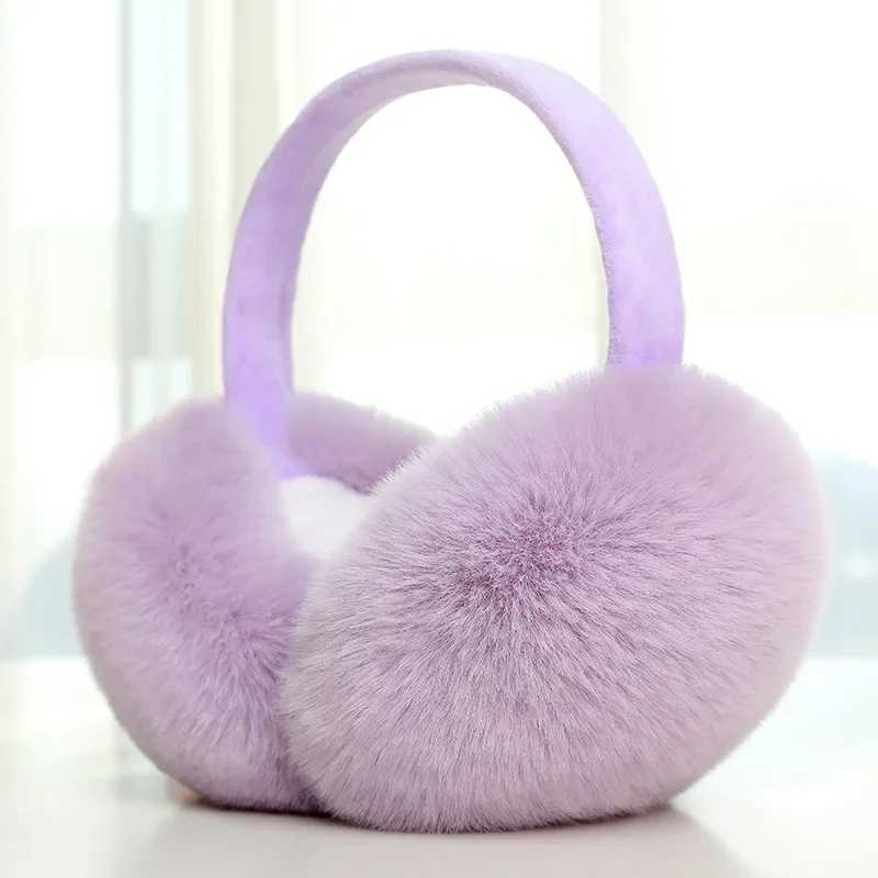 Winter Ear Muffs Warm Earflaps Foldable Plush Earmuffs for Women Fluffy Cozy Earmuffs Plush Ear Warmers Girls Fluffy Ear Muffs XJ250812