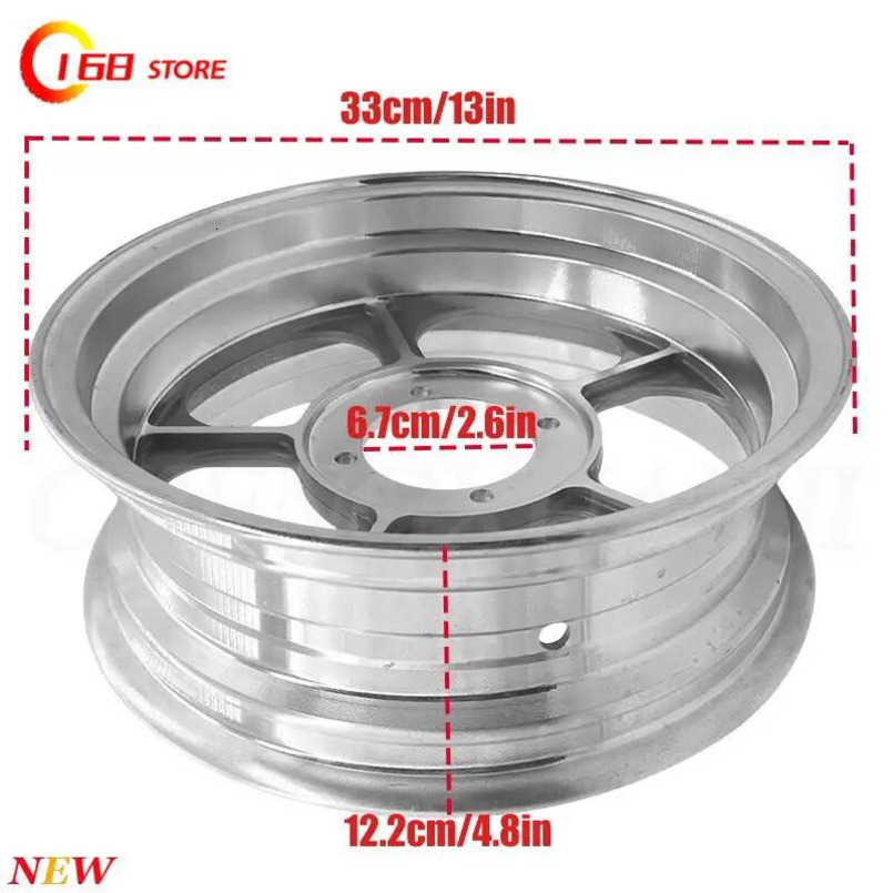 High quality 12 inch aluminum alloy wheels 4.00-12 for Bike Small Motorcycle