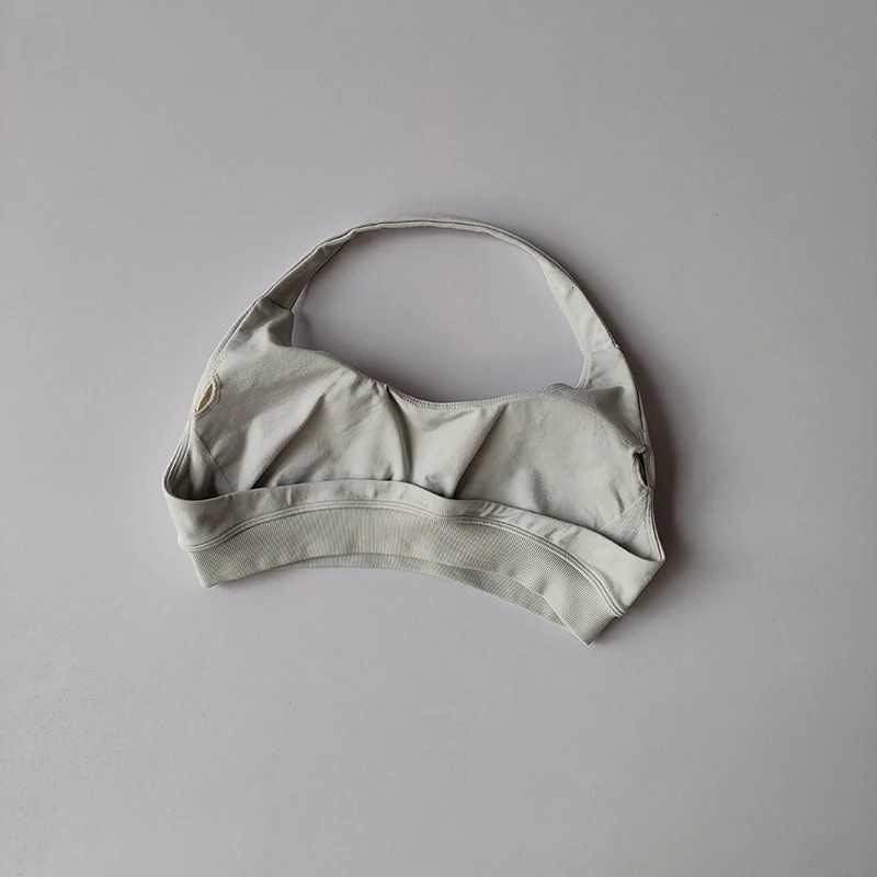 Sports Bra Women Shockproof Seamless Halter Top High Support Push-up Open Back Gym Wear Fitness Workout Underwear Z250812