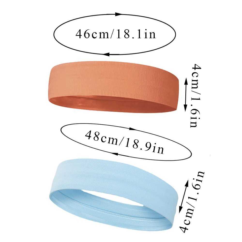 Men Sport Elastic Bands Thick Non-Slip Sweatband Sports Gym Band Men Breathable Basketball Fitness Yoga Hair Band X250812