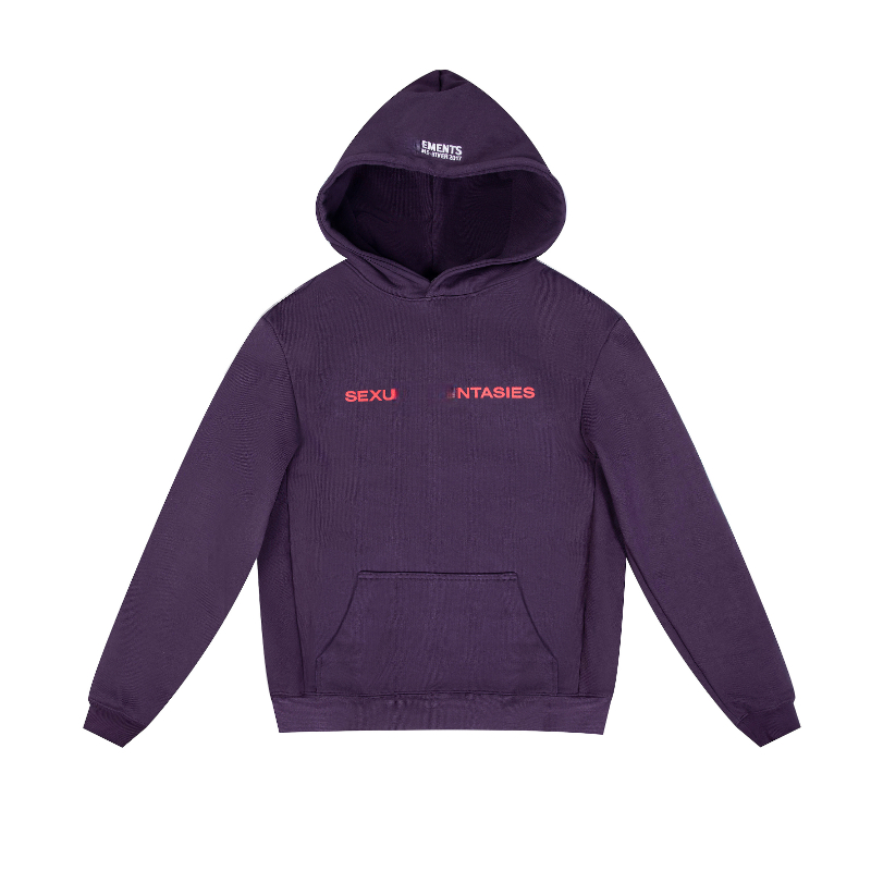 Men's Hooded Hip Hop Letter Print Loose Hoodie Male Fleece Hoodies 25ss