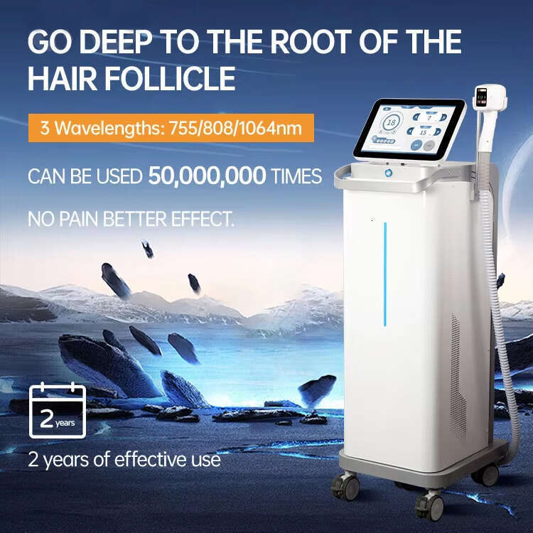 Newest Vertical 2 Handles 808 Diode Laser Hair Removal Painless Depilation Picosecond Laser Anti-Pigment All Colors Tattoo Removal Skin Beauty Devic