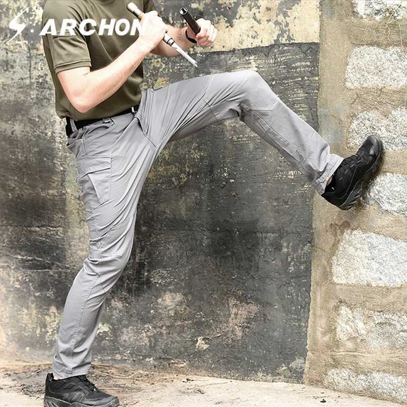 .Arcon SWAT Combat Military Tactical Pants Men Large Multi Pocket Army Cargo Pants Casual Cotton Security Bodyguard Trouser X250812