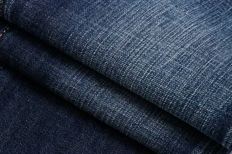 European American Style Jeans Men Hole Jeans Famous Brand Straight Zipper Slim Brand Blue Denim Jeans Pencil Pants for Men X250812