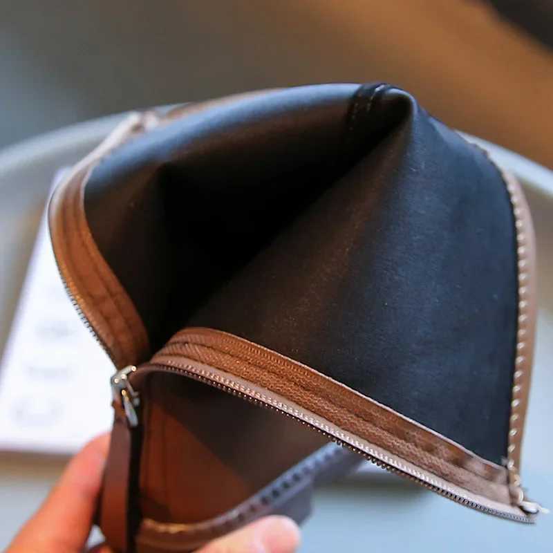 2023 Autumn and Spring New Japanese Style Princess Catwalk Leather Shoes for Girls High Boots Childrens Fashion Simple Non-slip PU XJ250812