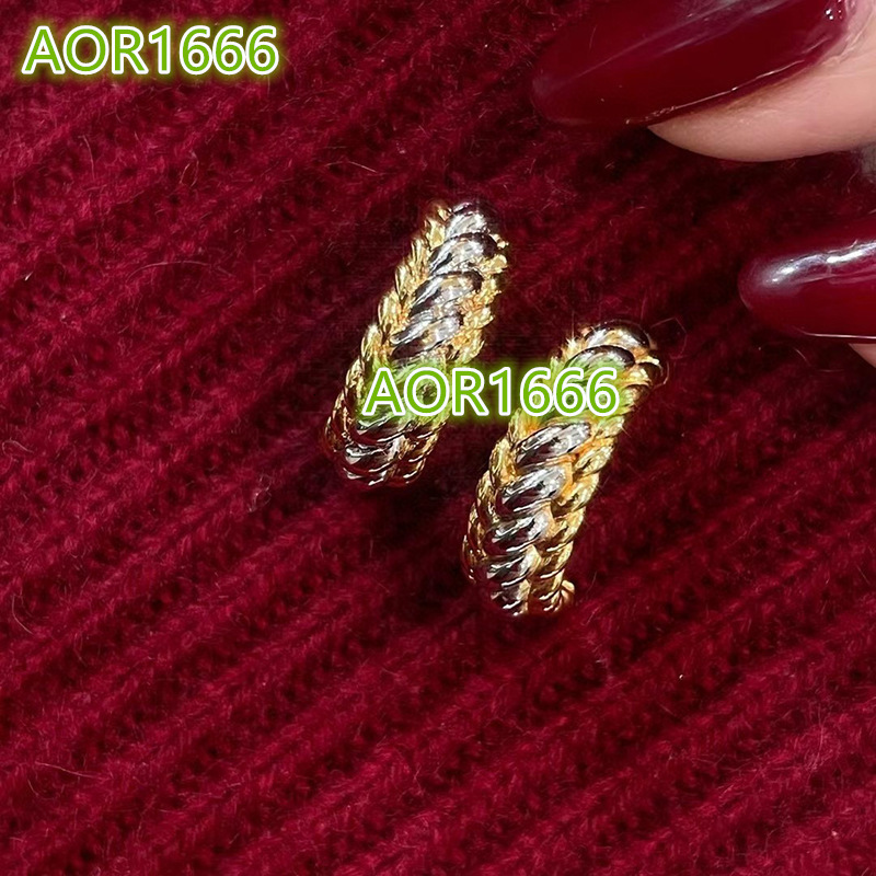 Luxury Fashion AU750 Pure 18K Gold Earrings Women Ladies Female Bridal Engagement Wedding Fine Jewelry Earrings Jewellery