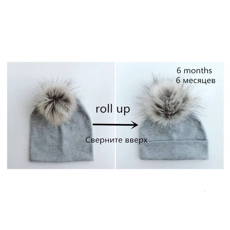 winter pom newborn photoprops children's accessories toddler girl boy kids cap bonnet baby hats ddmythur