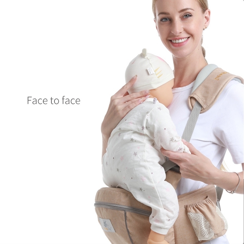 Ergonomic Baby Portable Infant Kid Hip Seat Waist Stool Sling Front Facing Kangaroo Wrap For Gear w250725