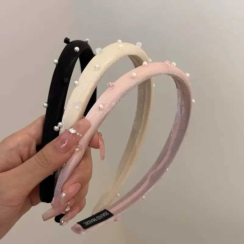 Forest Style Sweet Fairy Pearl Crystal Silk Material Band Wash Face Hair Accessories For Women X250812