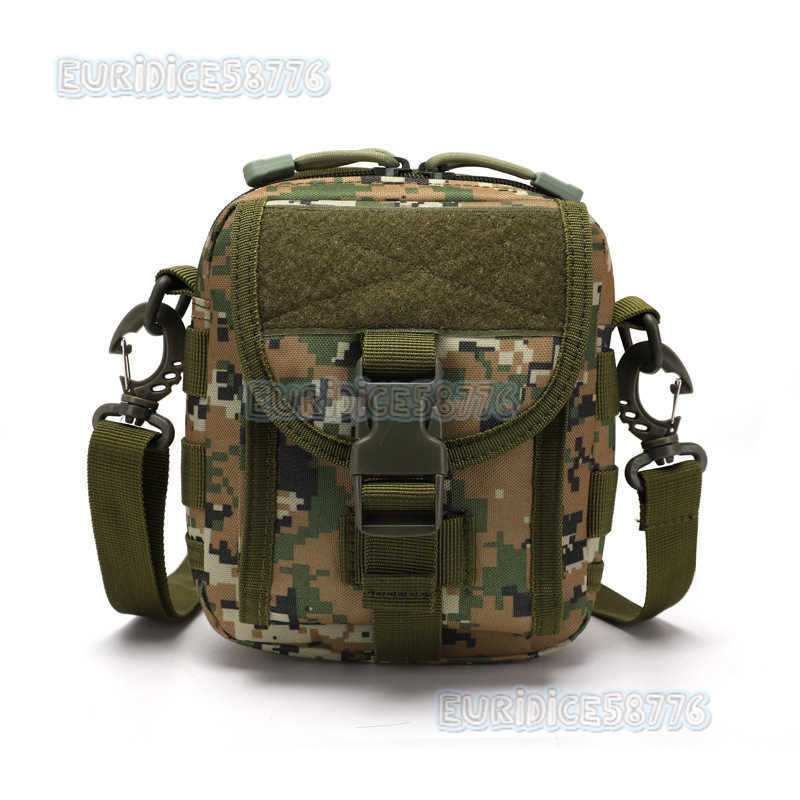 Okali Outdoor Sports Kit Molle Expansion Mobile Phone Bag Small Waist Bag Multifunctional Single Shoulder Messenger Bag H250811