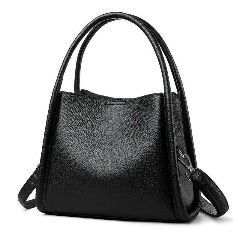 High-End Real Cowhide Women Shoulder Crossbody Bags Women's Tote Bag Fashion Genuine Leather Female Handbags Sac A Main