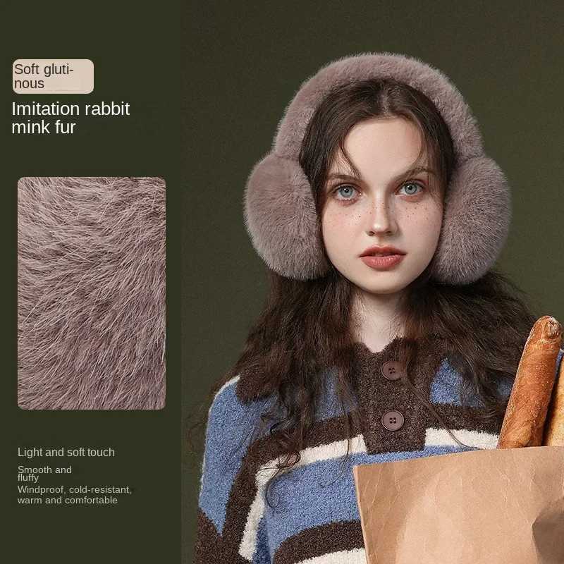 Soft Plush Ear Warmer Winter Warm Earmuffs for Women Men Fashion Solid Color Earflap Outdoor Cold Protection Ear-Muffs Ear Cover XJ250812