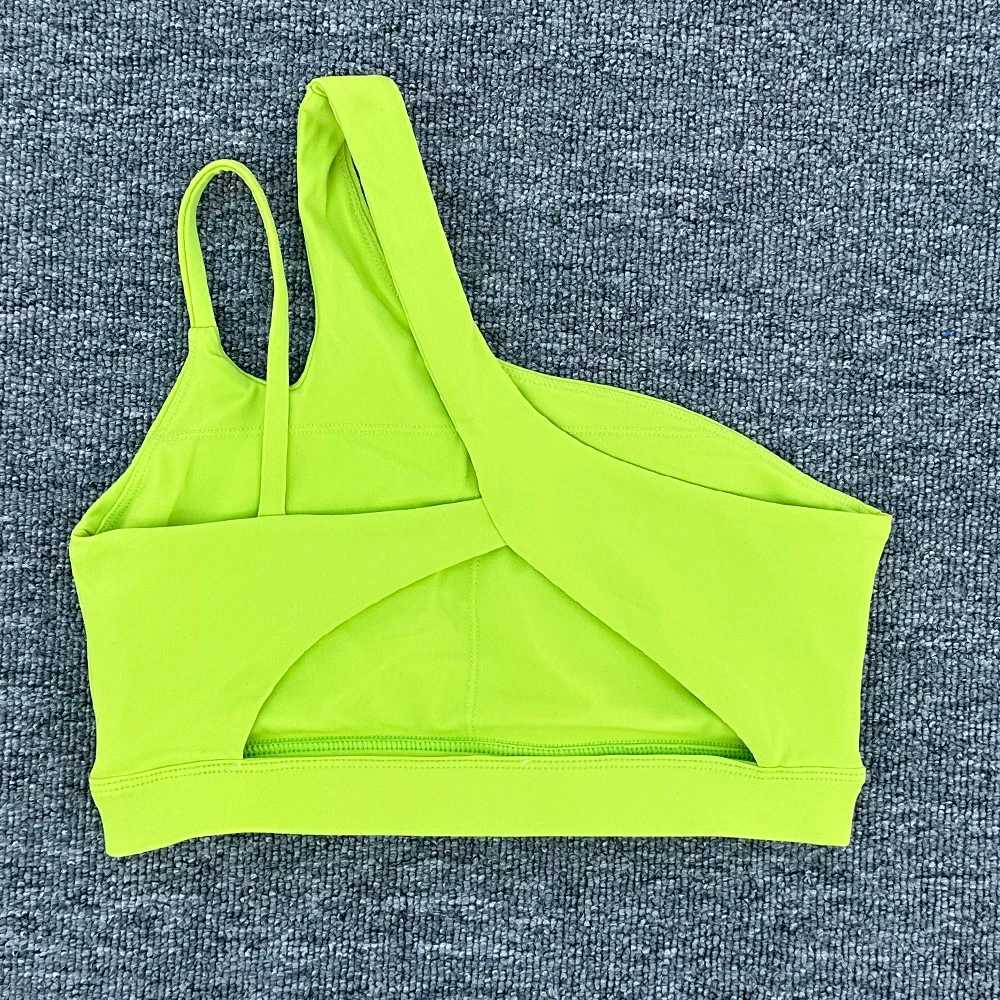 Women Shockproof Sport Bra Womens Beautiful Back Gym Sports Underwear Women Oblique Shoulder Straps Running Fitness Bra Z250812