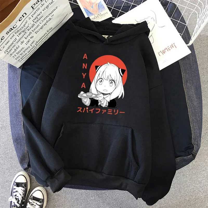 SPY X FAMILY Hoodie Anya Forger Harajuku Kawaii Manga Spyxfamily Sweatshirt Hoody Casual Streetwear Anime Unisex Graphic New Y250811