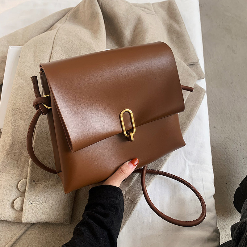Autumn New Women s Shoulder Bag Fashionable design Women s Small Square Bag Autumn New Designer Bag Simple Retro Style Women s Crossbody Bag
