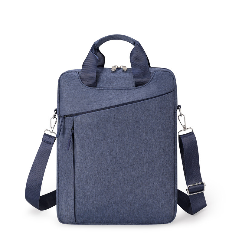 Unisex Casual Shoulder Bag - Durable Leather Vertical Messenger for Tablets