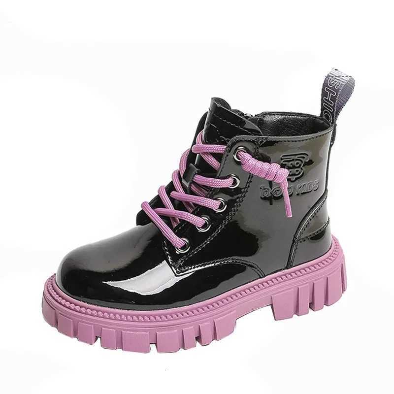 Autumn Fashion New Girl Boot Non Slip Versatile Child Ankle Boots Comfort Sweet Simple Girls Shoes Warm Medium Large Boy Boot XJ250812