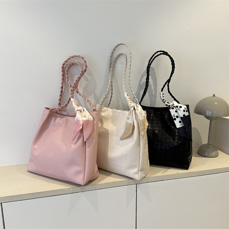 Textured for Women New Solid Color Casual Fashion Trendy Summer Stylish Simple Shoulder Bag ddmymarket