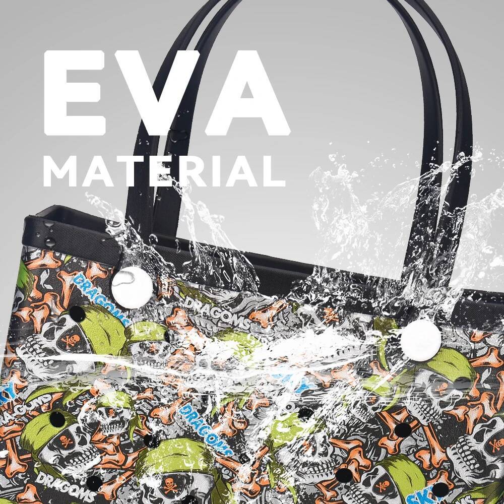 EVA Handbag Colorful Patterns Comfortable Capacity Essential For Travel , And Going Out With Waterproof Savings Bag