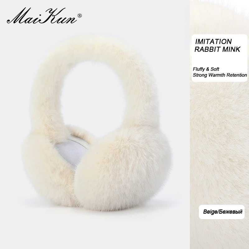 Maikuns New Thermal Earmuffs All-Match Autumn Winter Cycling Thickened Ear Bags Imitation Rabbit Marten Ear Muffs XJ250812