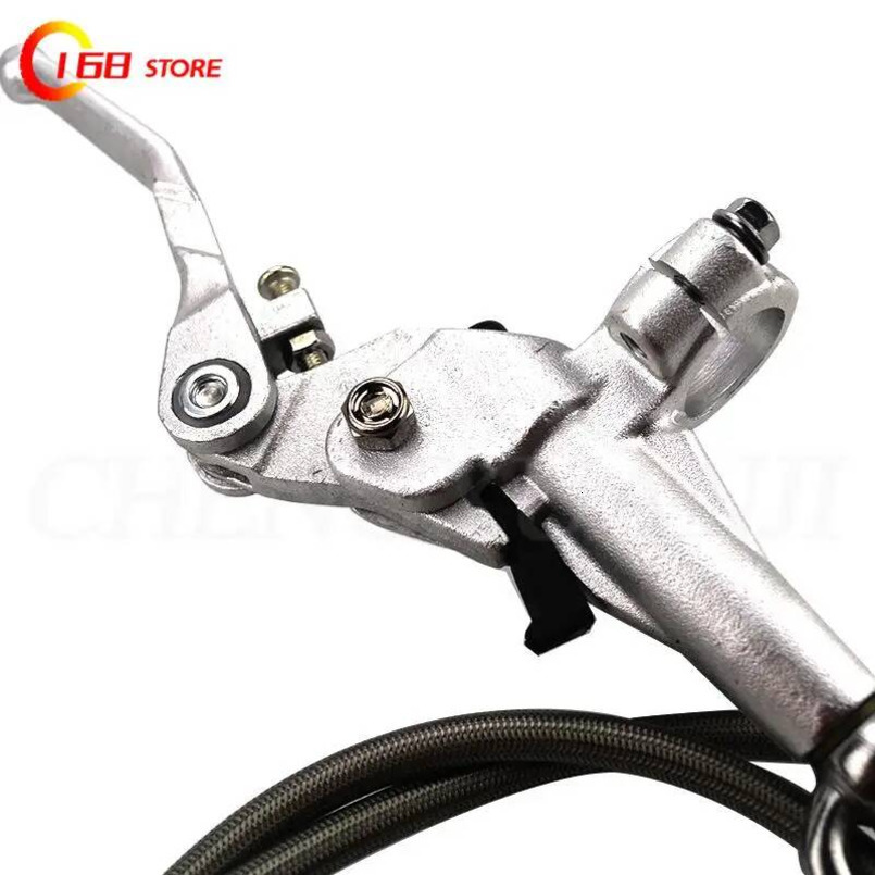 Motorcycle Aluminium Hydraulic 1200mm Sier Lever Master Cylinder Clutch For 125-250cc Vertical Engine Motocross