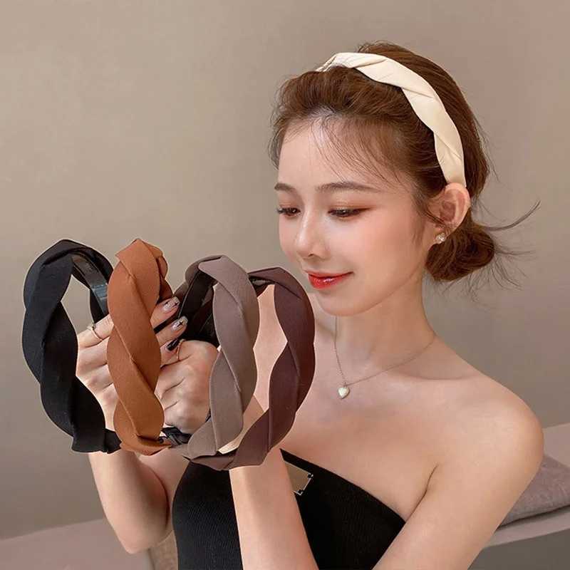 Elegant Twist Band High-End Sense of Hair Volume Simple Retro Band Fem Band Hair Accessories Dress X250812