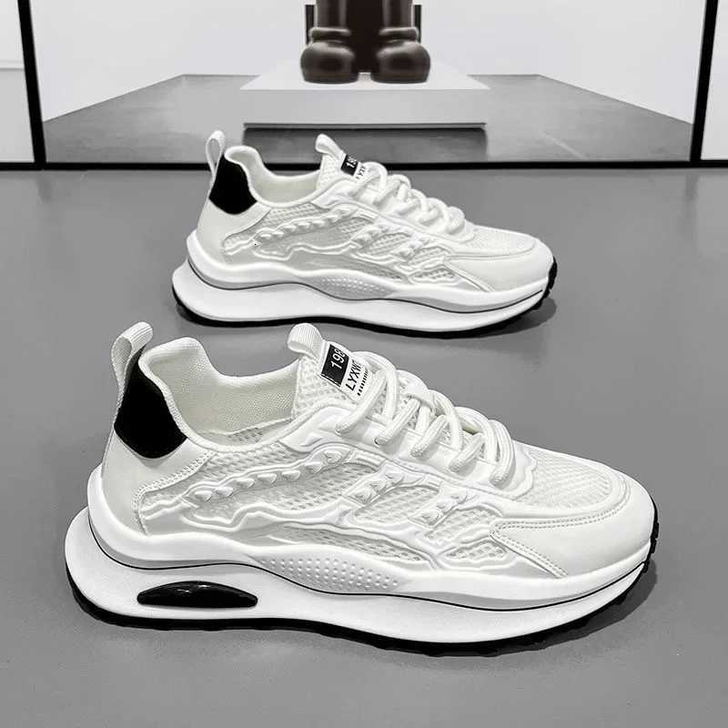 New Mens Shoes Lace-up Men Sneakers Breathable Platform Shoes Comfortable High Quality Casual Sneakers Non-slip Mens Tennis Shoes Z250812