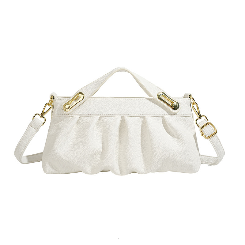 designer bag This Year's Trendy Cloud Small Bag for Women, Summer New Fashion Single Shoulder Handbag, Stylish Solid Color Luxury bag Pleated Sma