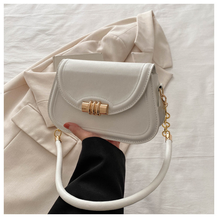 Textured Solid Color New Winter Fashion Casual Crossbody Shoulder Underarm Chain Small Square Women s Bag ddmymarket