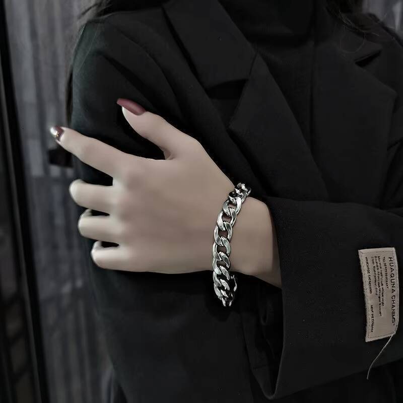 VANA Solid Diamond Cut 925 Sterling Silver Vintage Necklace Close Link Flat Curb Cuban Chain Necklace Men Women Italian Style