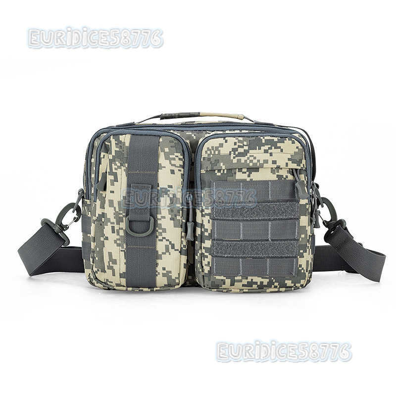 2025 New Commuter Bag Multifunctional Camouflage Crossbody Bag Outdoor Sports Lightweight Shoulder Bag Travel Lure Bag H250811