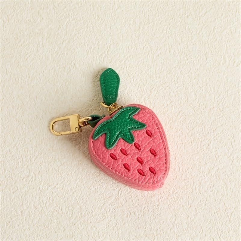 PU Leather Coin Purse Fruit Strawberry Lemon Mini Wallet Cute Hanging Multi-Functional Coin Bag 250726