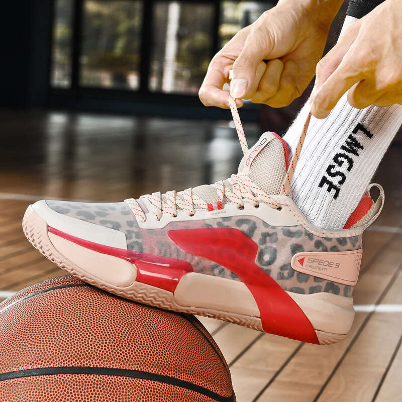 Basketball Blitz 9 National Trend Casual Running for Free shipping Men and Women Mesh Breathable Practical Sports Shoes with Friction Sound