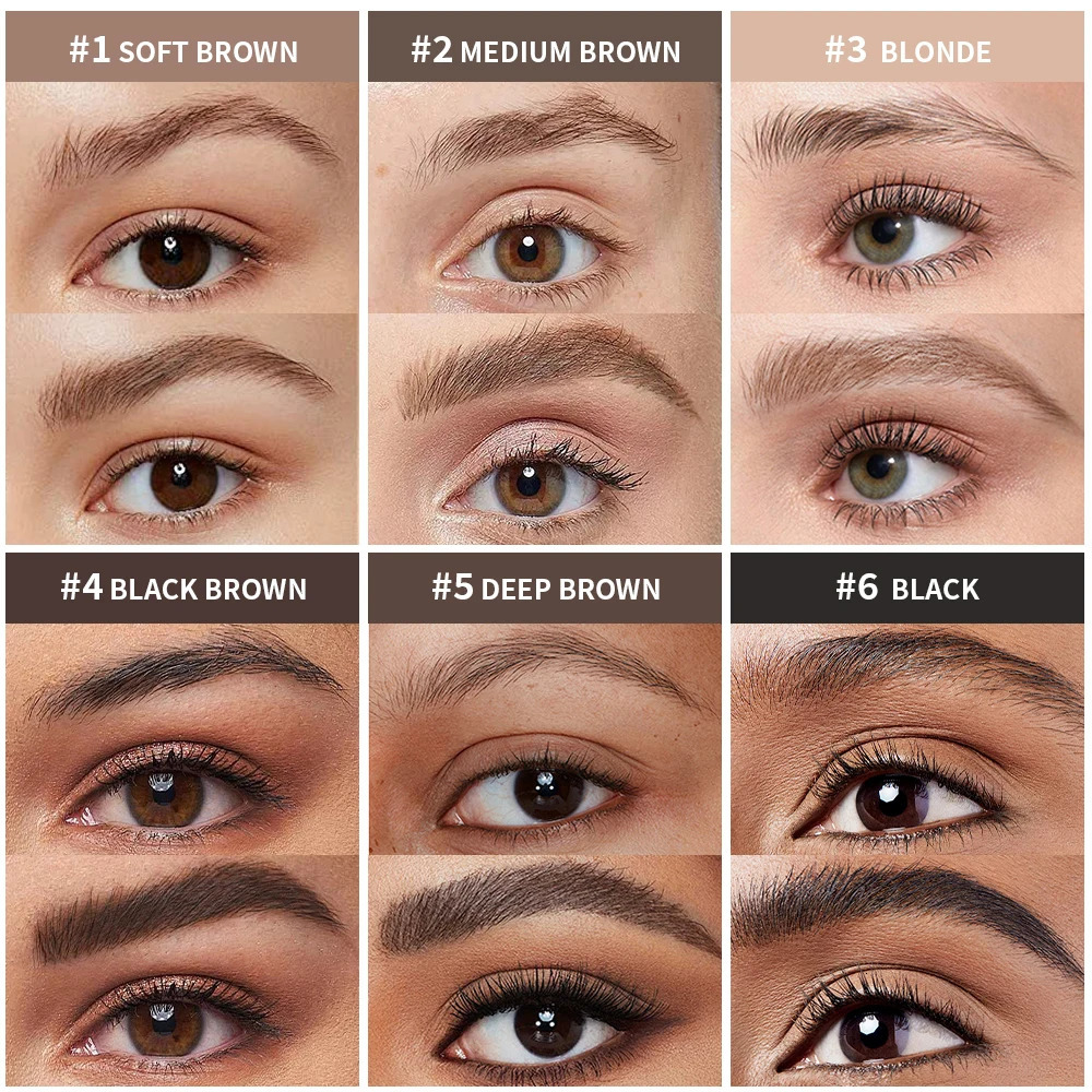 Superfluff Volumizing Brow Mousse Tint for Eyebrows Tinted Brow Gel Brown Long Lasting Waterproof Eyebrow Tattoo Dye Cosmetics 250809