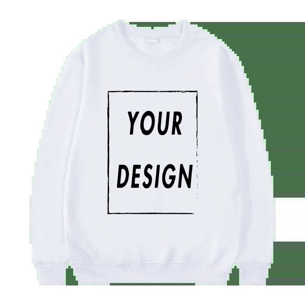 2025 Unisex Sweatshirt Customized with Your Round Neck Sweater Fashionable Mens and Womens Casual Sweatshirt Y250811