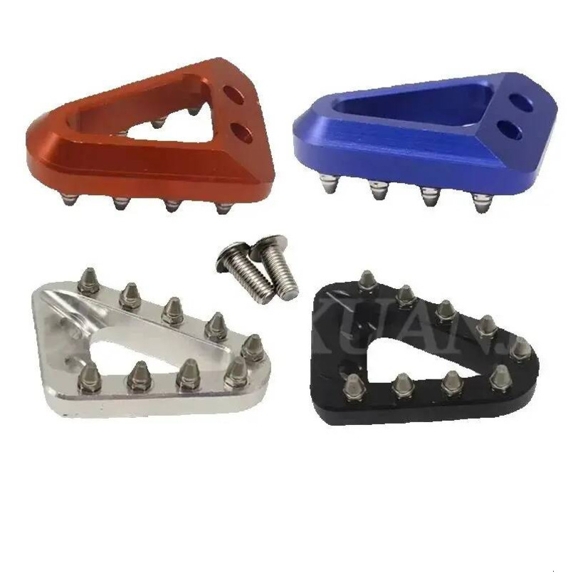 Motorcycle Rear Brake Pedal Step Tip Plate For XC XCF XCW XCFW SX SXF EXC EXCF TPi SIX DAYS 125 150 250 300 350 450 500 CNC