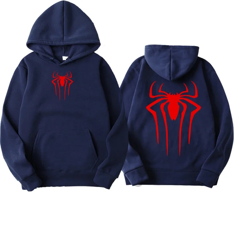 Mens fashion printed spider hoodie casual sweatshirt Top Harajuku mens and womens clothing 250808